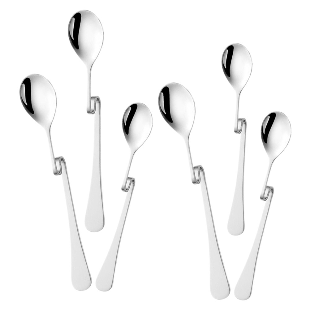 Bar Spoon Twisted - 6 Adet Paslanmaz Çelik S Şeklinde
