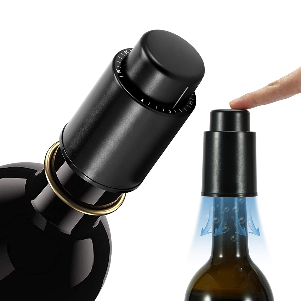 Wine Preservation Pump - Şarap Şişesi Tıpaları, Yeniden Kullanılabilir Şarap