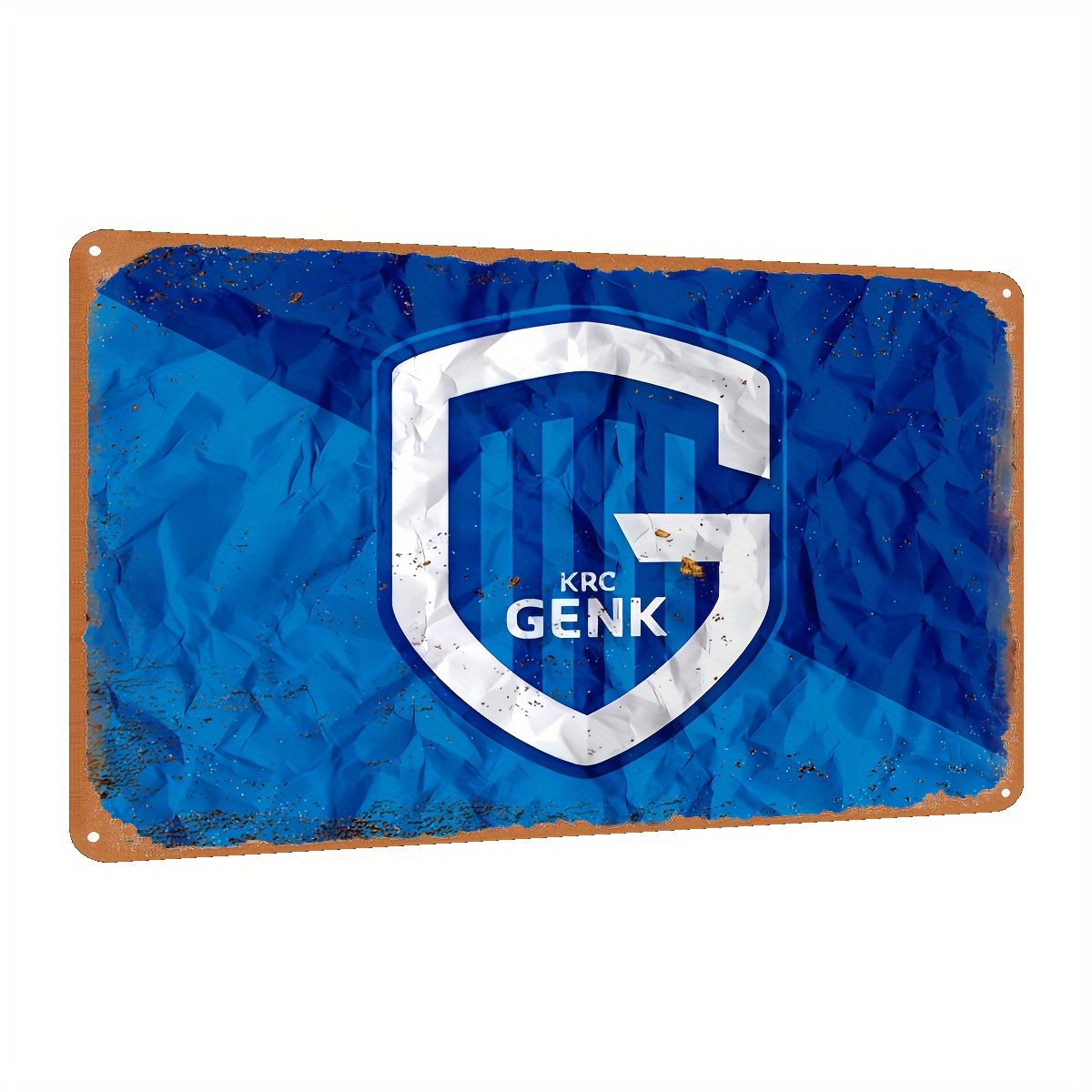 Home Bar And Restaurant - KRC Genk Teneke Metal Tabela (8''x12''),