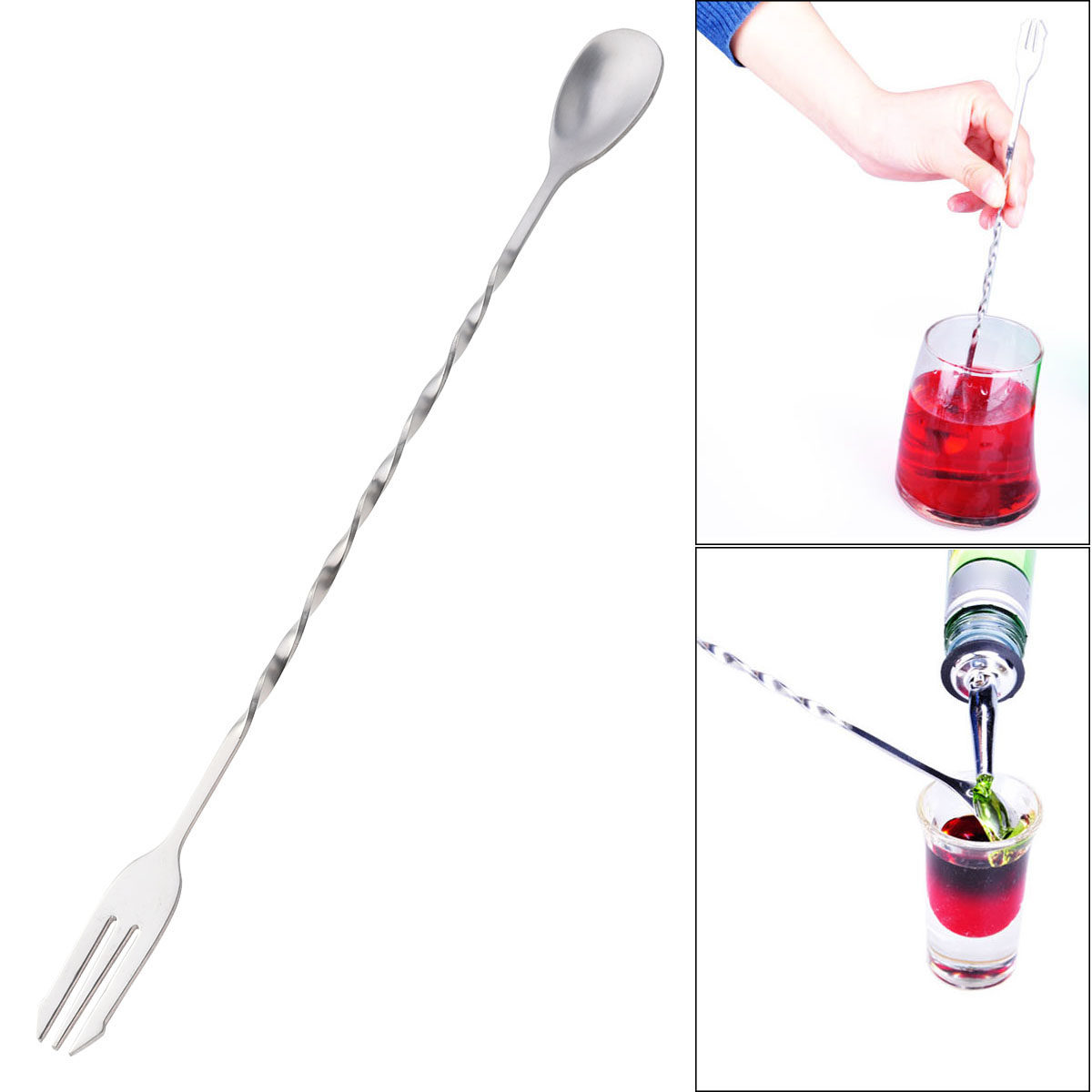 Bükümlü Kaşık Karıştırma Çatal - Bar Spoon Twisted incelemesi ve fiyatı