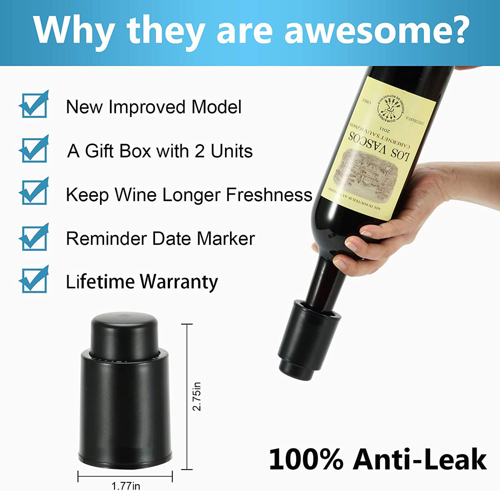 Şarap Şişesi Tıpaları, Yeniden - Wine Preservation Pump incelemesi ve fiyatı