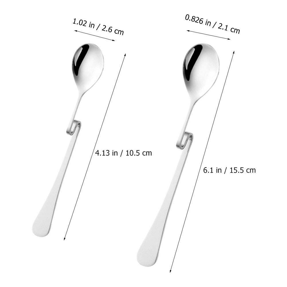 6 Adet Paslanmaz Çelik S Şekli - Bar Spoon Twisted incelemesi ve fiyatı