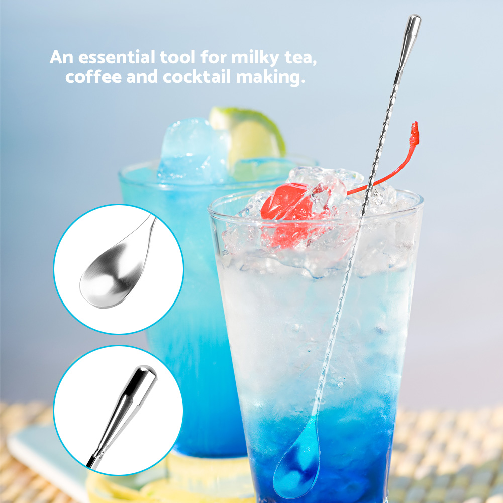Paslanmaz Çelik Bar Kaşığı Uzu - Bar Spoon Twisted incelemesi ve fiyatı