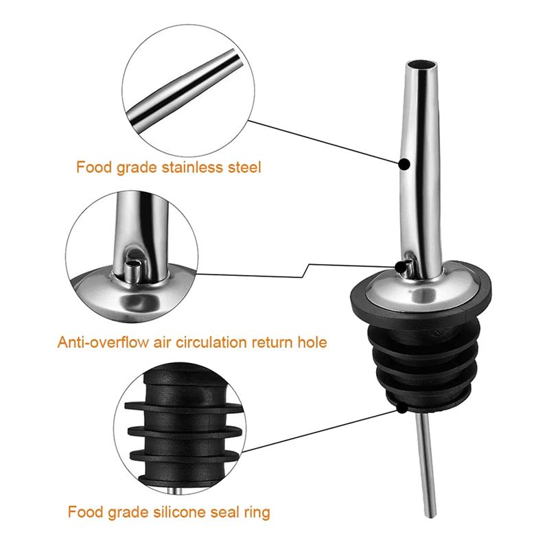 60 Adet Paslanmaz Çelik Dökme  - Speed Pourer Cap incelemesi ve fiyatı