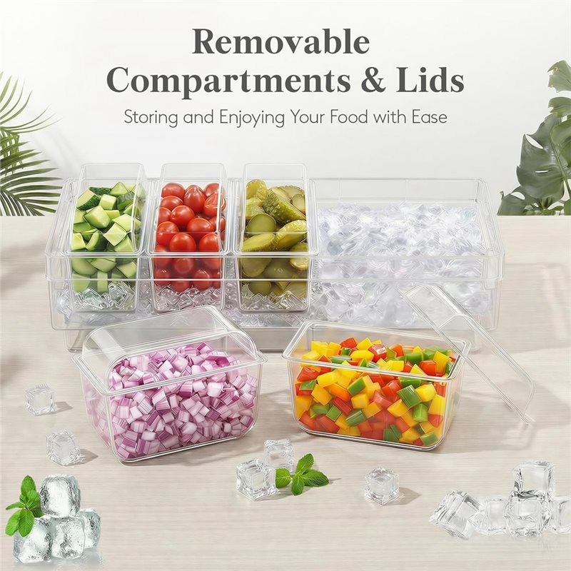 AB46-Bar Malzemeleri İçin, Soğ - Garnish Tray Set incelemesi ve fiyatı