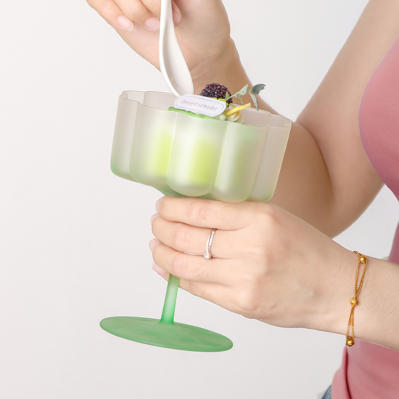 Renkli Buzlu Cam Kokteyl Kupa  - Home Bar Set incelemesi ve fiyatı