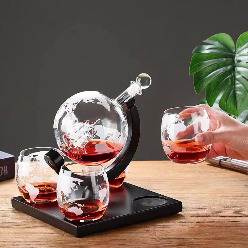 Dekoratif Küre Şarap Sürahisi  - Decanter Globe Set incelemesi ve fiyatı